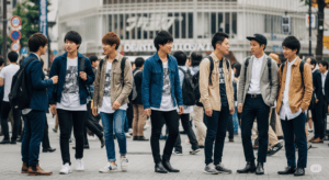 渋谷のメンズ服　大学生に人気のコーデ術