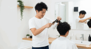 くせ毛 清潔感 男