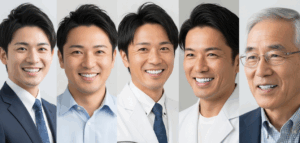ホワイトニングをするのは男性の割合は？