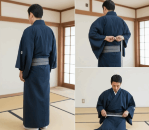 男 着物 丈 短い
