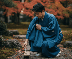 裾の汚れを防ぐための着物の扱いと所作