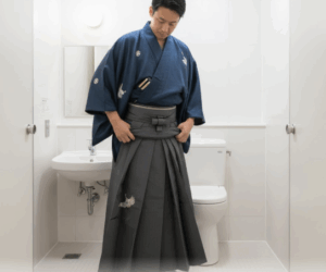 着物トイレ 男