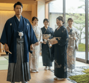 結婚式 着物 友人 男